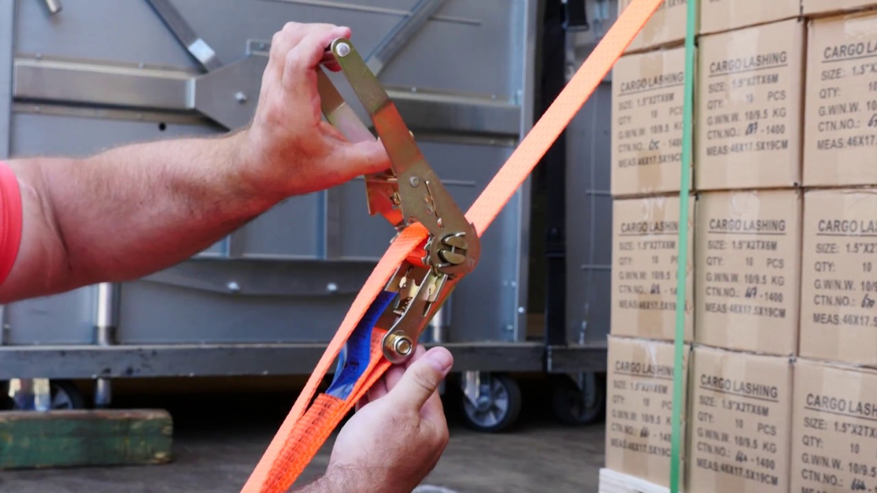 ☝️ Anleitung Spanngurt öffnen 🚛 Ratschengurt lösen 👍 Zurrgurt entriegeln entspannen