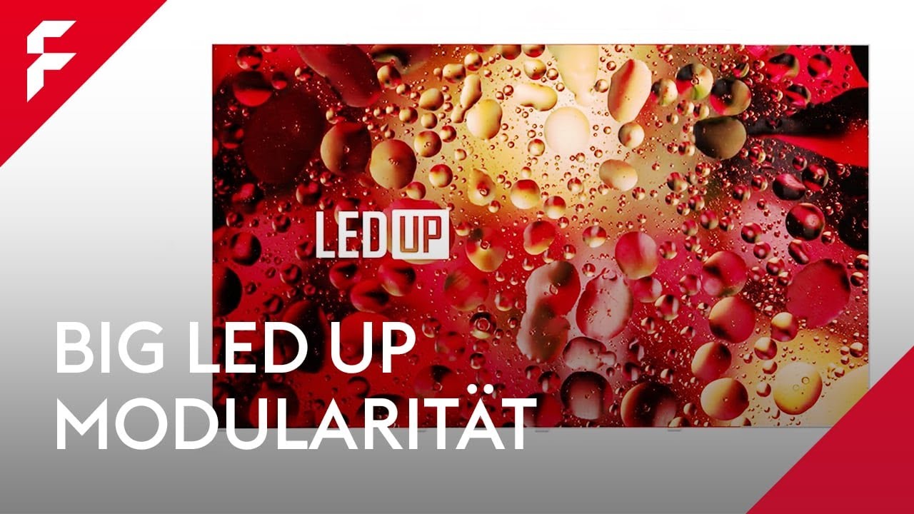 BIG LED UP: Deine Messewand in verschiedenen Gr&ouml;&szlig;en | FLYERALARM Messe Counter