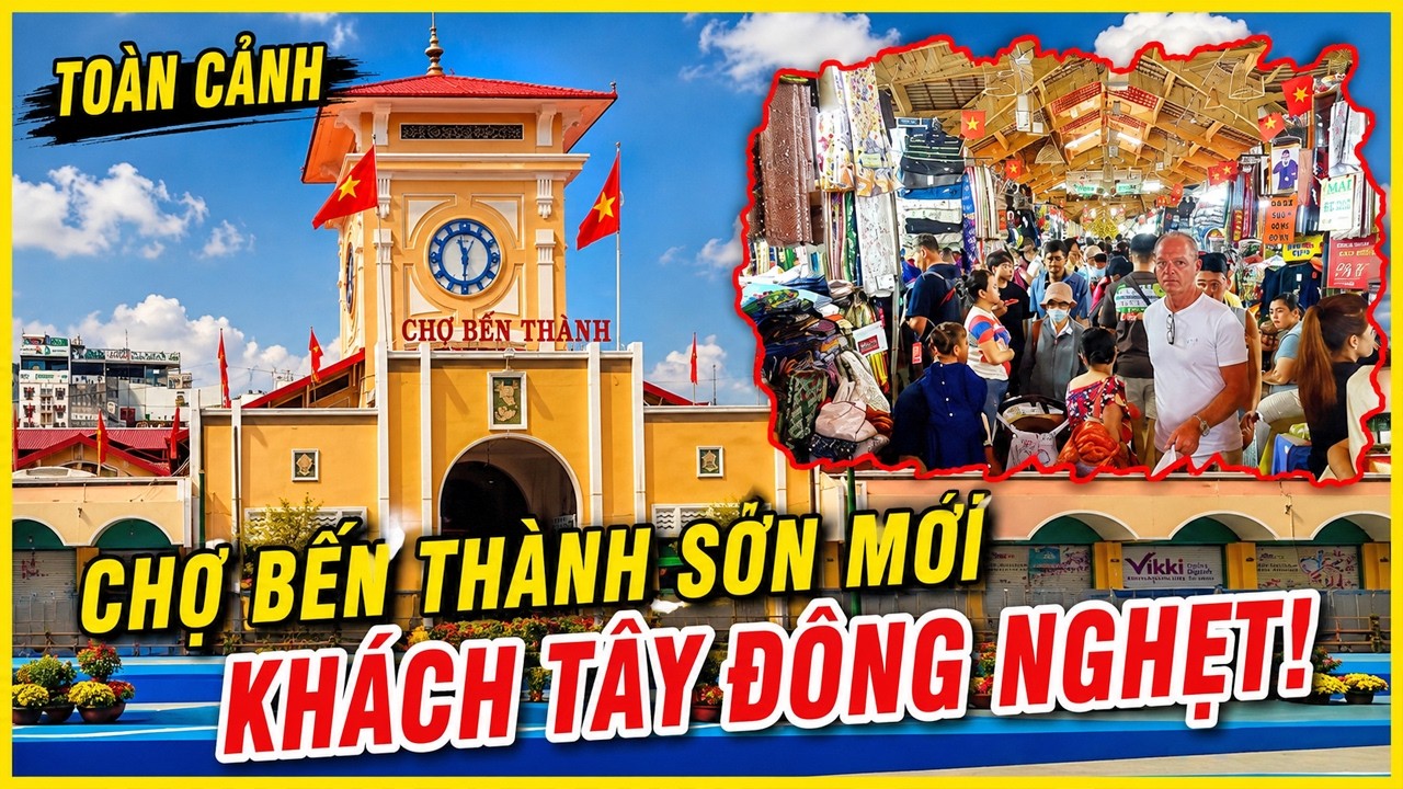 Chợ Bến Thành Sơn Mới Quá Đẹp Sài Gòn Quận 1 Hôm Nay
