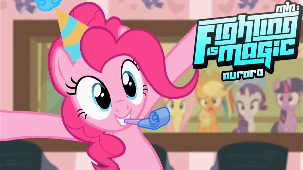 MLP Fighting Is Magic Aurora Pinkie Pie Arcade Mode Gameplay
