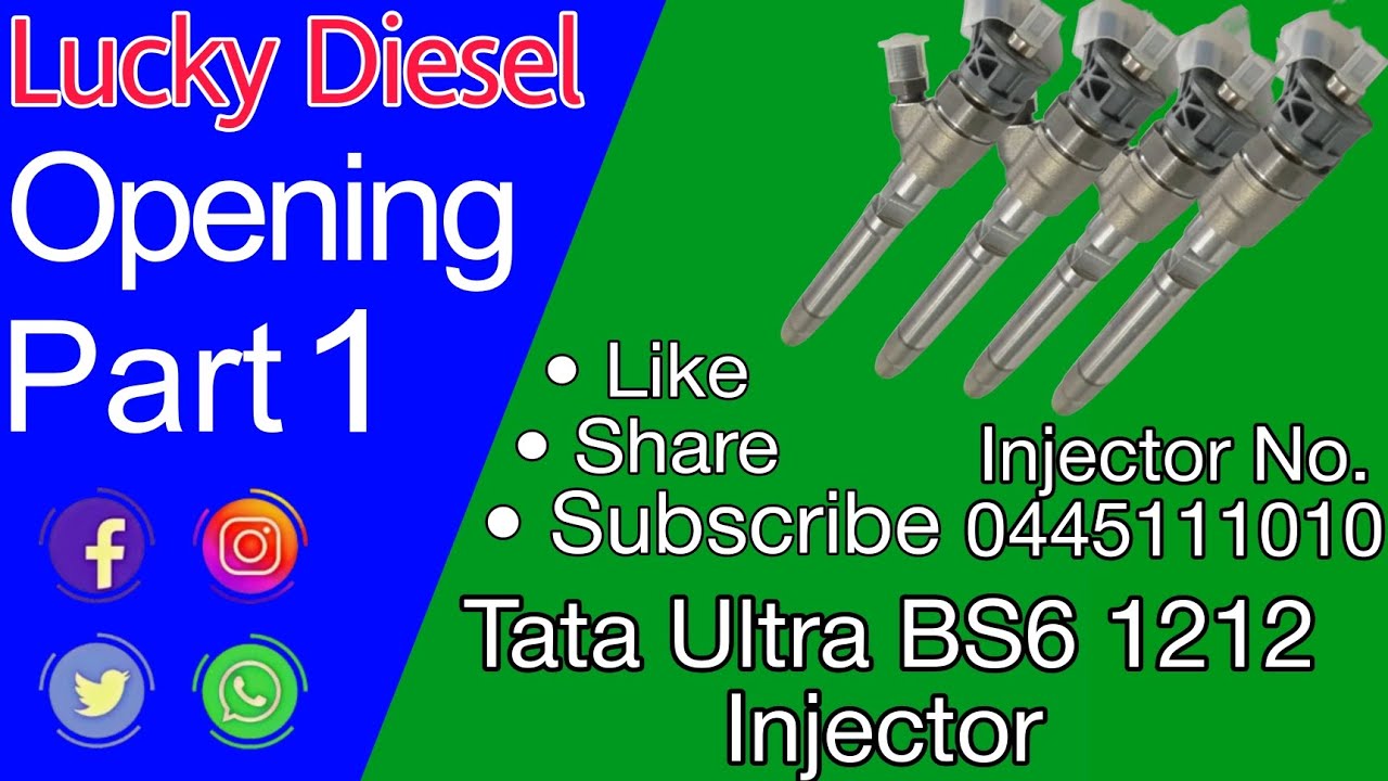 Tata Ultra BS6 Injector | Opening Part 1 | Luckydiesel
