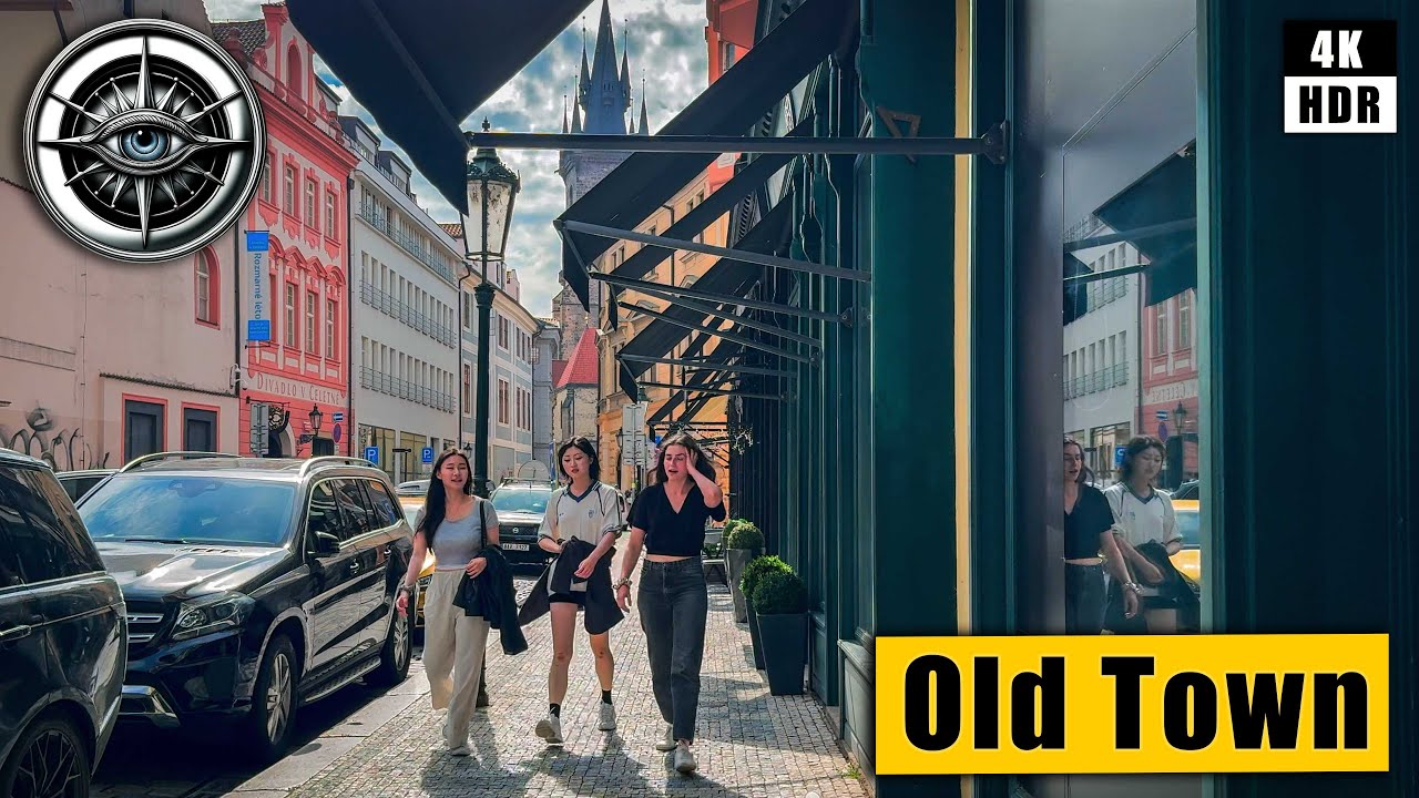 Prague Old Town Walking Tour 🇨🇿 Czech Republic 4k HDR ASMR