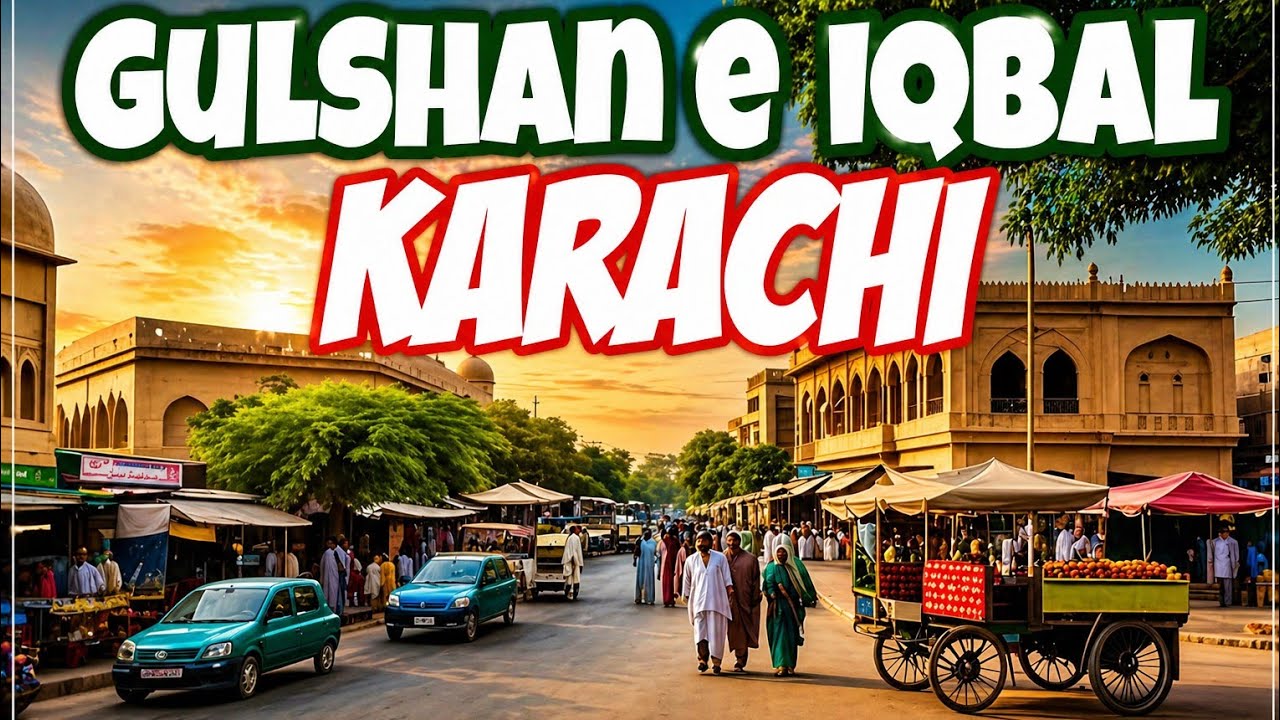 Gulshan-e-Iqbal Karachi گلشن اقبال کراچی 