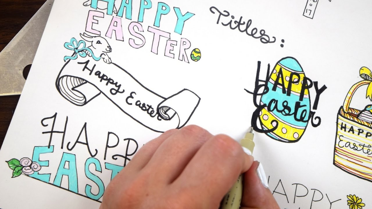 Easter Inspired Headers & Extras || BULLET JOURNAL IDEAS