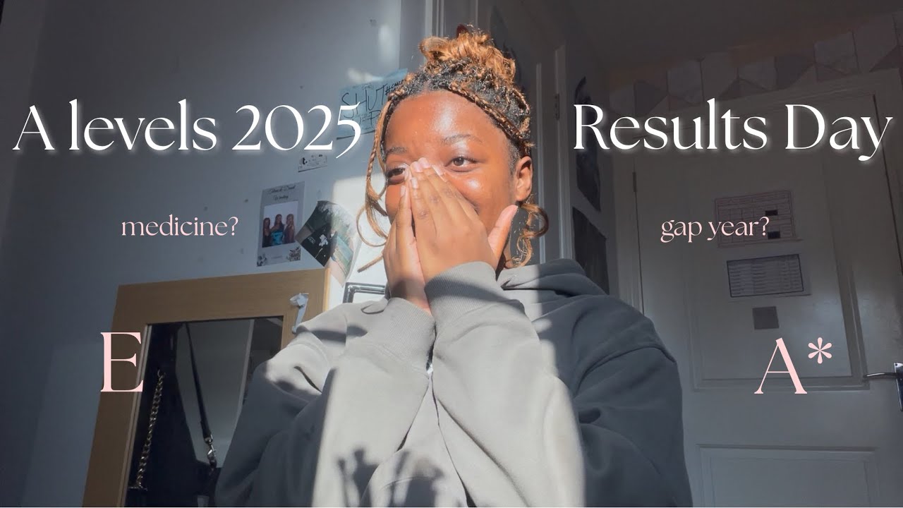 A-level results day 2025 vlog&hellip; *unexpected result*