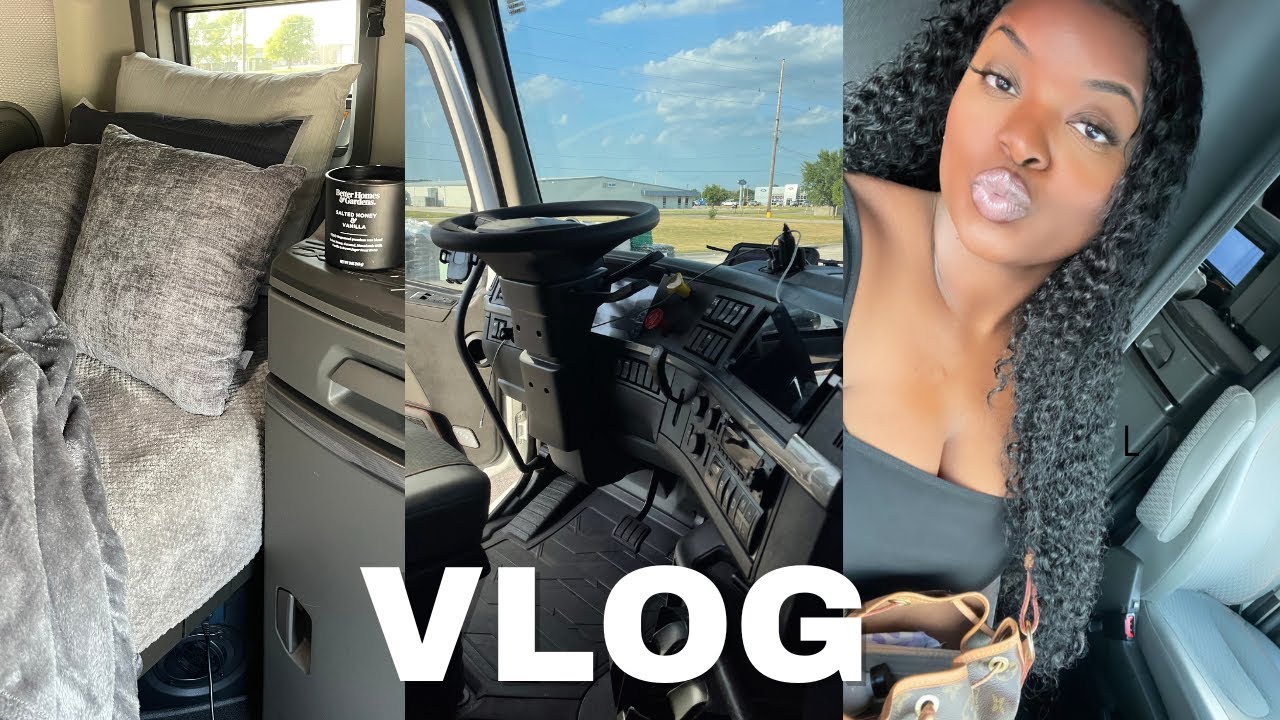 ✨FEMALE TRUCKER VLOG | DECORATING + WE BROKE DOWN + MORE