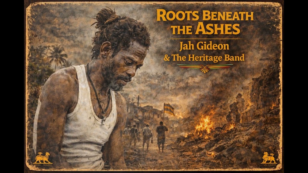 Roots Reggae (1971) [Unreleased Album] JAH GIDEON & THE HERITAGE BAND – Roots Beneath the Ashes