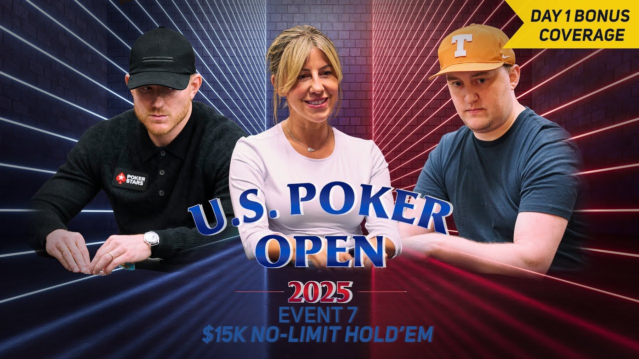 U.S. Poker Open 2025 | Event #7 $15K No-Limit Hold'em | Day 1 Bonus Coverage