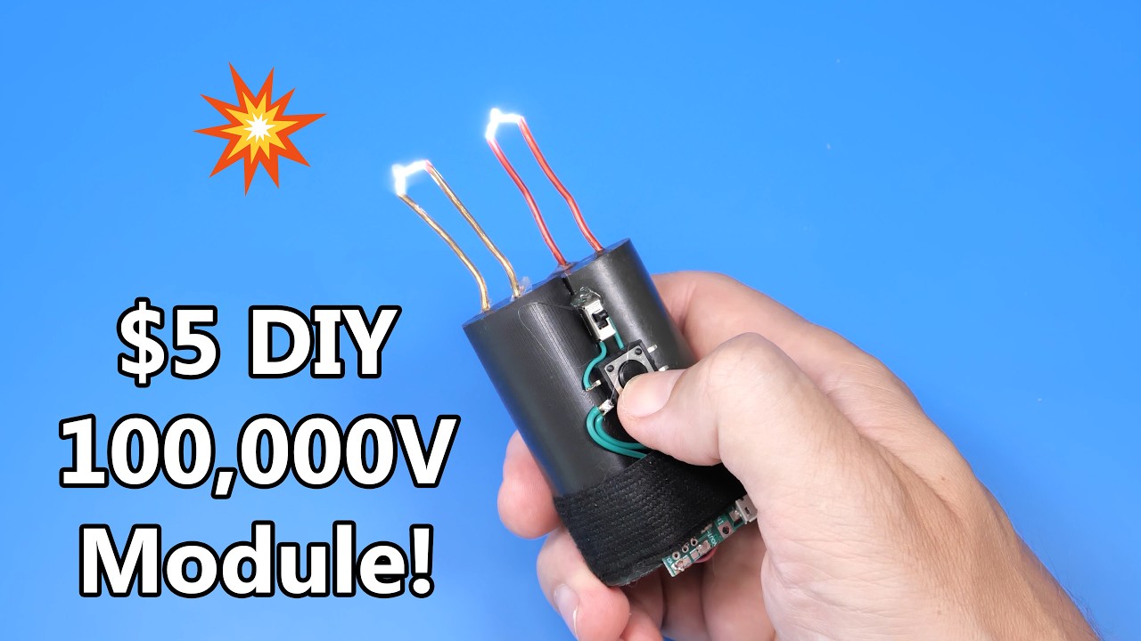 $5 High Voltage DIY Module – Tiny Board, HUGE Sparks 100000 volts!