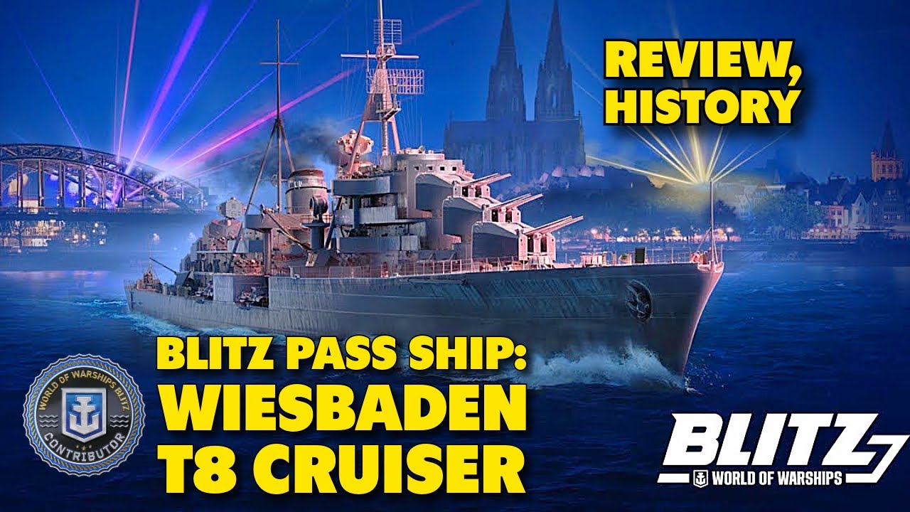 Blitz Pass Ship: Tier 8 Wiesbaden Cruiser | World of Warships Blitz 