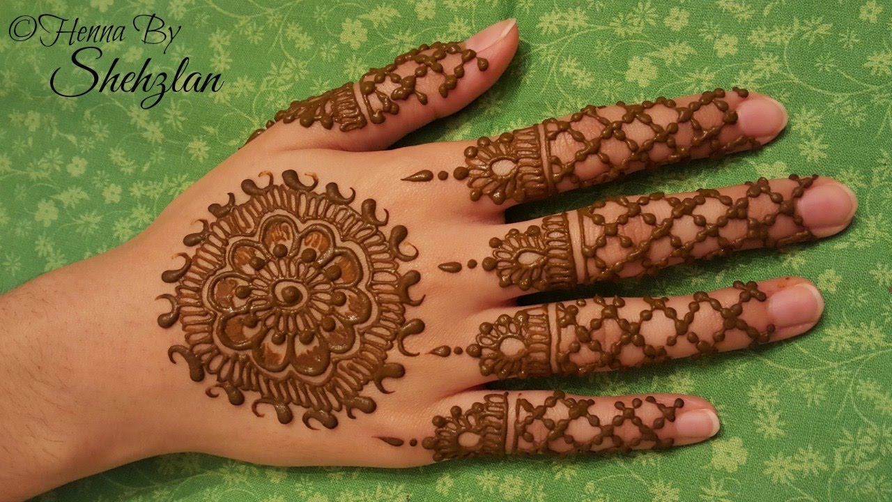 Henna By Shehzlan: How To Henna Tutorial #1 (Floral Mandala)
