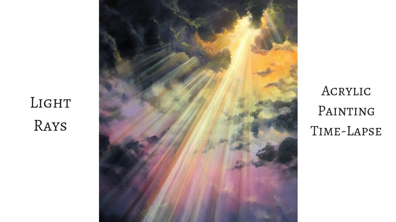 Light Rays Time-Lapse Painting (ColorByFeliks)