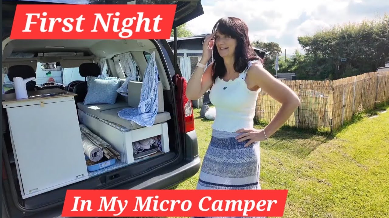 SOLO OFFGRID ADVENTURE.....Taking My Berlingo Onto An Island For The Night.