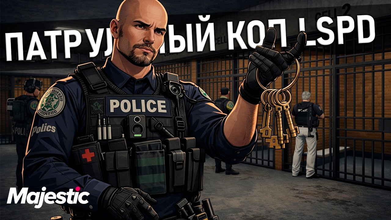 🔴ПАТРУЛЬНЫЙ КОП LSPD ДЕНЬ 5 | MAJESTIC RP👑