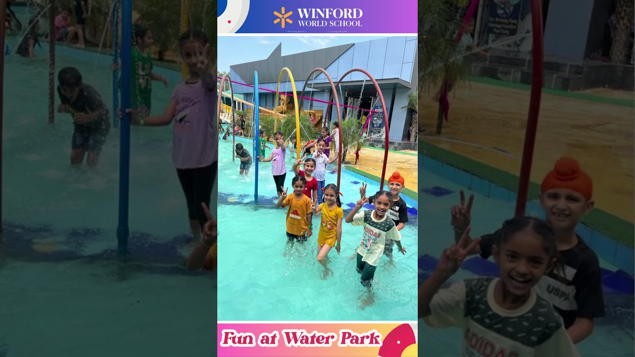 Winfordians having Fun in Sun ☀️ | Pool Party - Winford World School