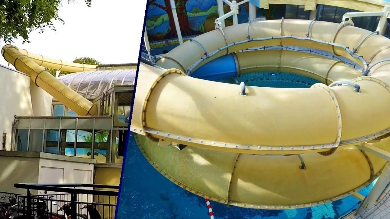Extreme G-FORCE Water Slide!! TYFOON at Tikibad Duinrell [Onslide POV]