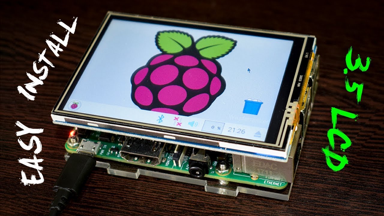 Как установить 3,5-дюймовый ЖК-дисплей на Raspberry Pi — очень простой способ (за 3 минуты)