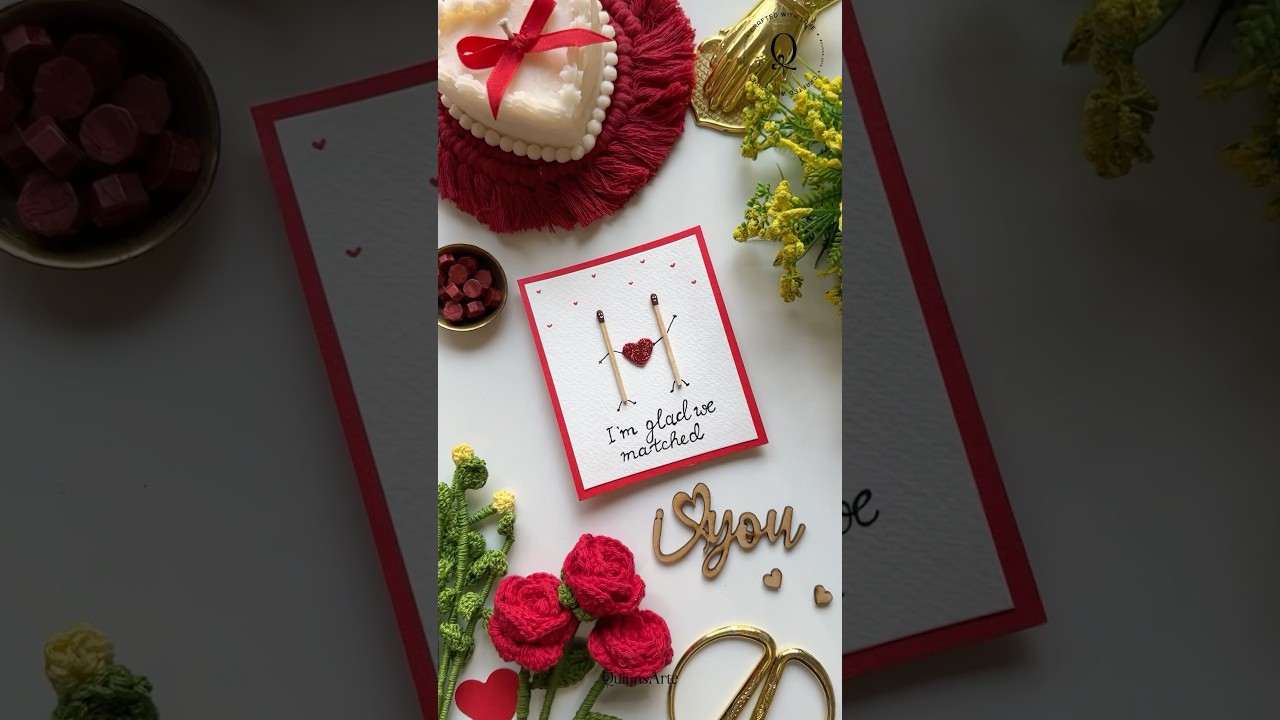 Cute 5 min Card idea&hearts;️ #shorts