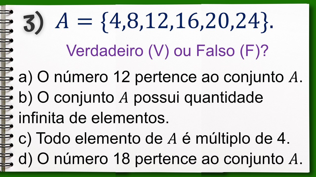 Verdadeiro ou Falso? Esse Exercício de Conjuntos Confunde Muitos Alunos