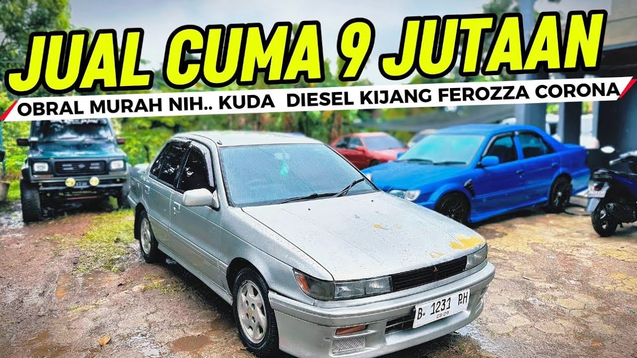 Berburu Mobil Bekas Lapak Rumahan.. Jual Mulai 9 Jutaan aja Kuda Diesel Solusi Ferozza Kijang Murah