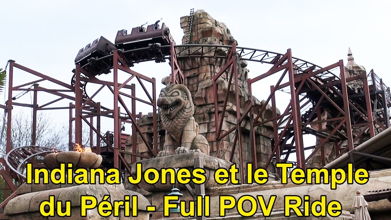 Indiana Jones et le Temple du Péril FULL POV Ride Experience at Disneyland Paris (w/CM Manuel!)