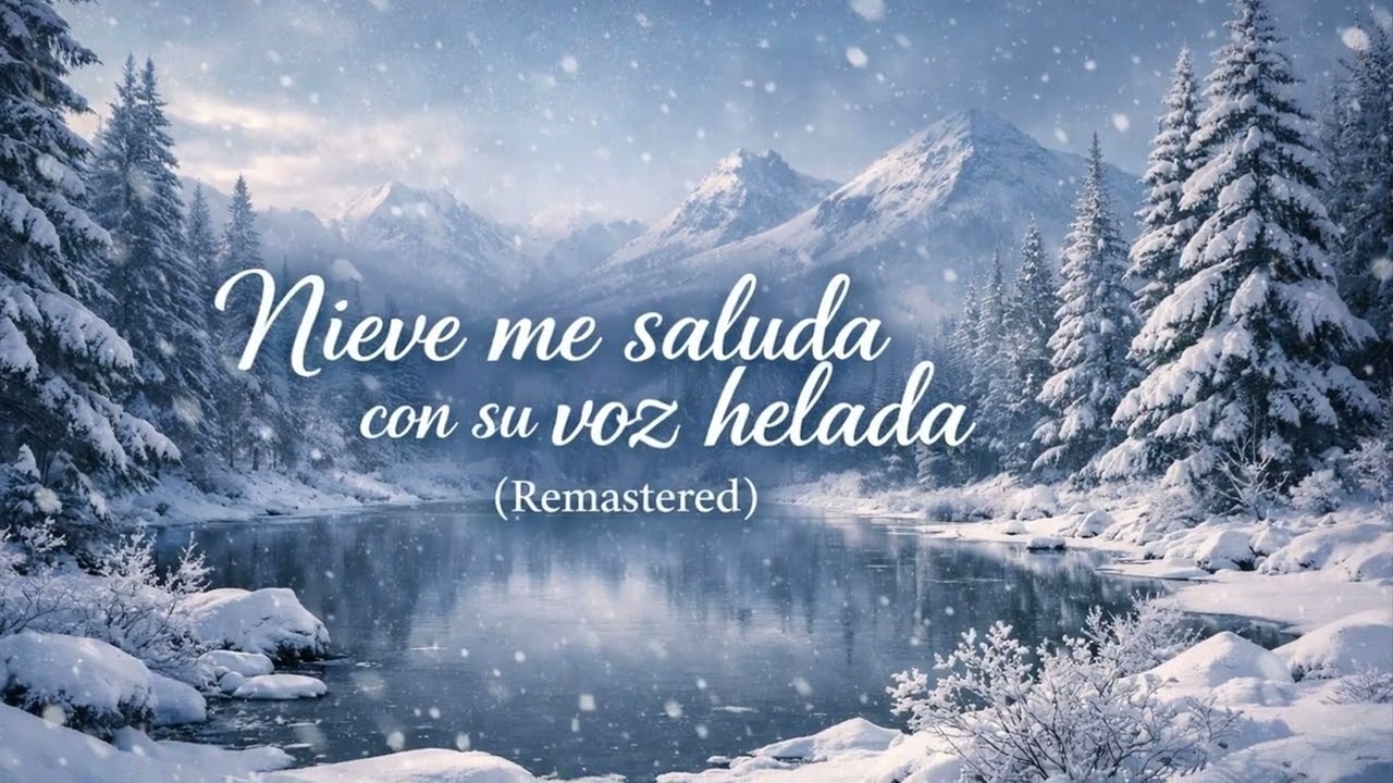 Nieve me saluda con su voz helada