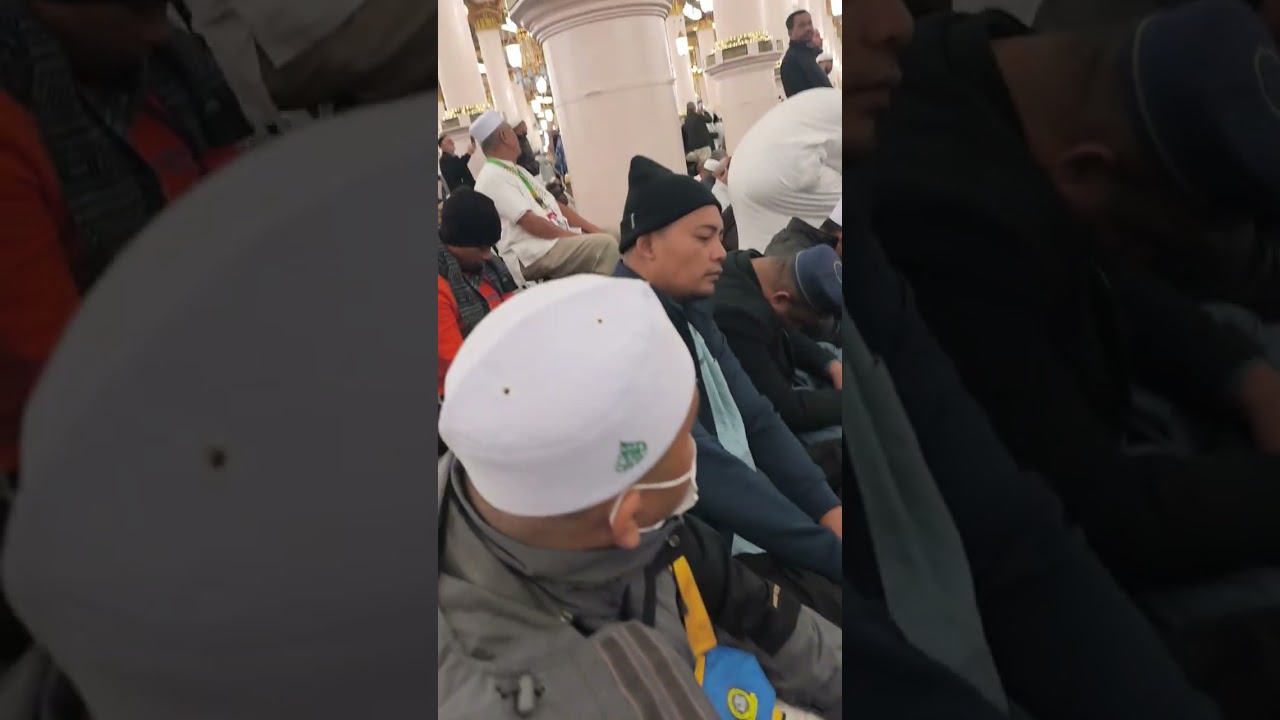 Azan in masjid Nabawi Madinah muslim call prayer