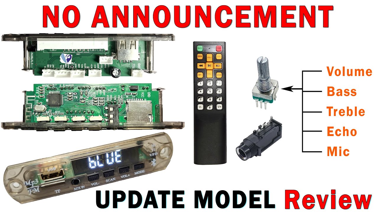 No Announcement Bluetooth Audio Module - Big Display - Review and Testing