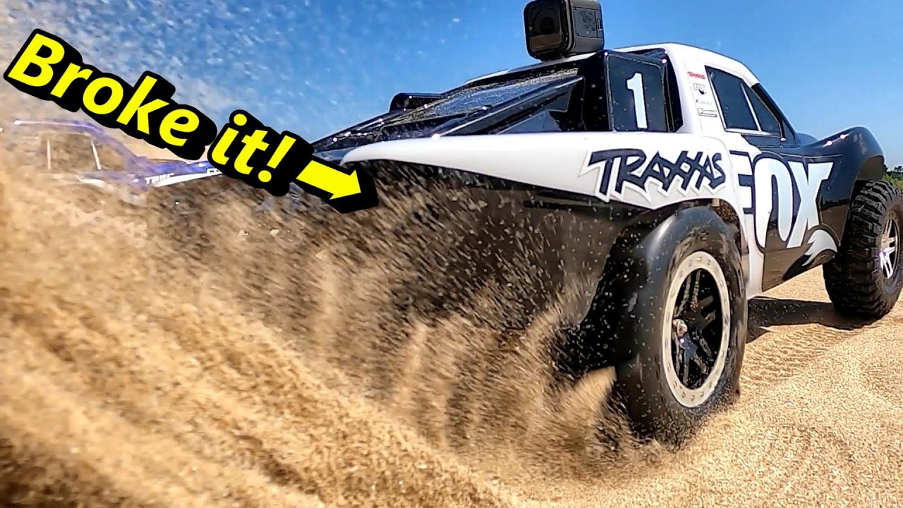 Traxxas Slash VXL 2WD Open and Run and Broke it