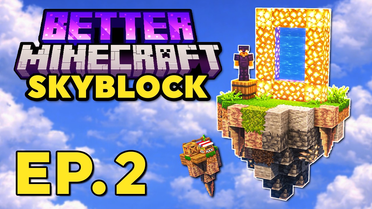 Surviving the AETHER in Better Minecraft Skyblock