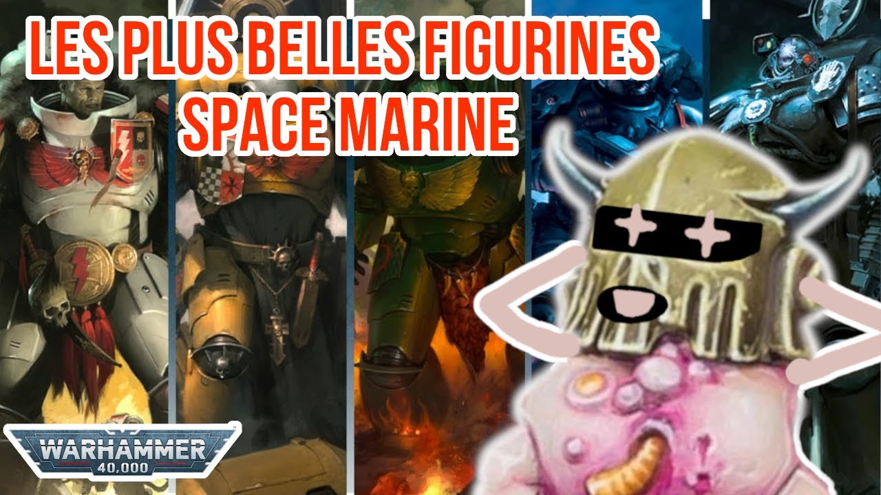 Les 6 figurines SPACE MARINE les plus SUBLIMES jamais créées ! Warhammer 40000 !