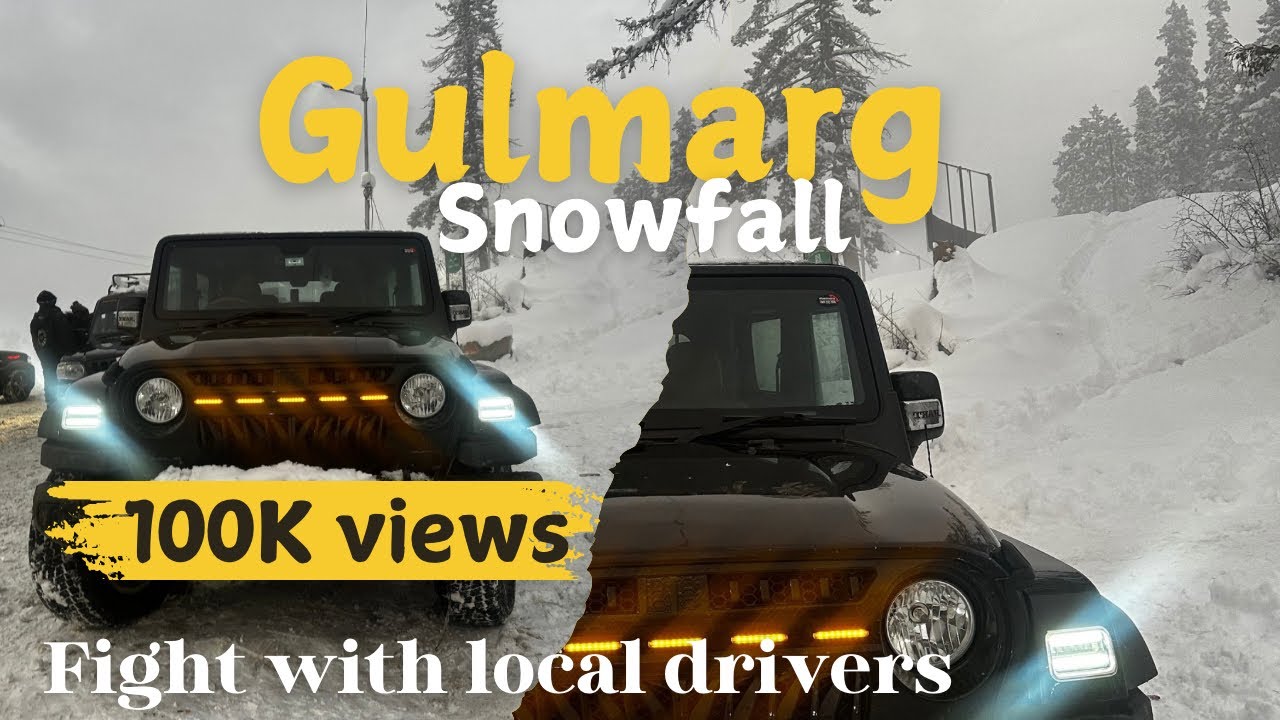 Fresh Snowfall in Gulmarg | Fight with Local Drivers