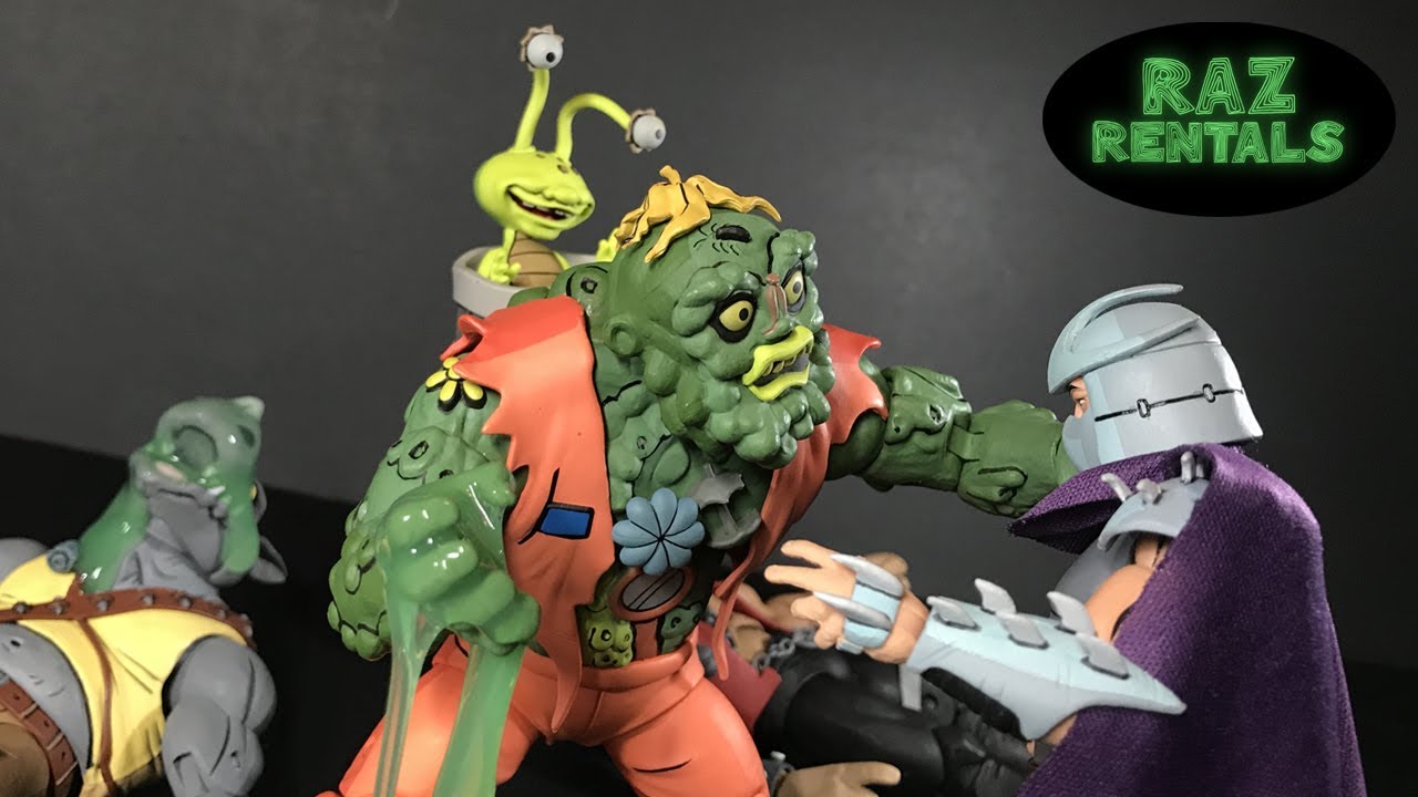 TMNT NECA Muckman and Joe Eyeball Review Deluxe Figure Muck Everlasting Teenage Mutant Ninja Turtles