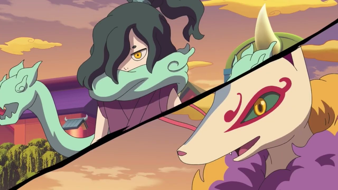 妖怪ウォッチ♪   第５７話　永遠のライバル！？　オロチVSキュウビ！　ラストシーン