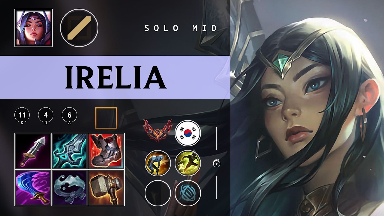 Irelia Mid vs Malzahar - KR Grandmaster Patch 26.02