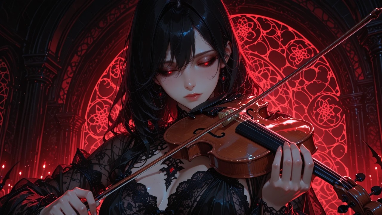 Crimson Strings of Silence - Dark Vampire Metal Fusion | Symphonic Metal x Violin