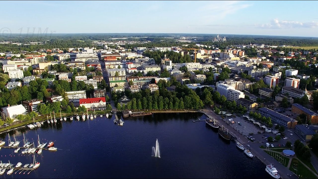 Lappeenranta 4K Bird`s Eye view  DJI Phantom 3 Pro