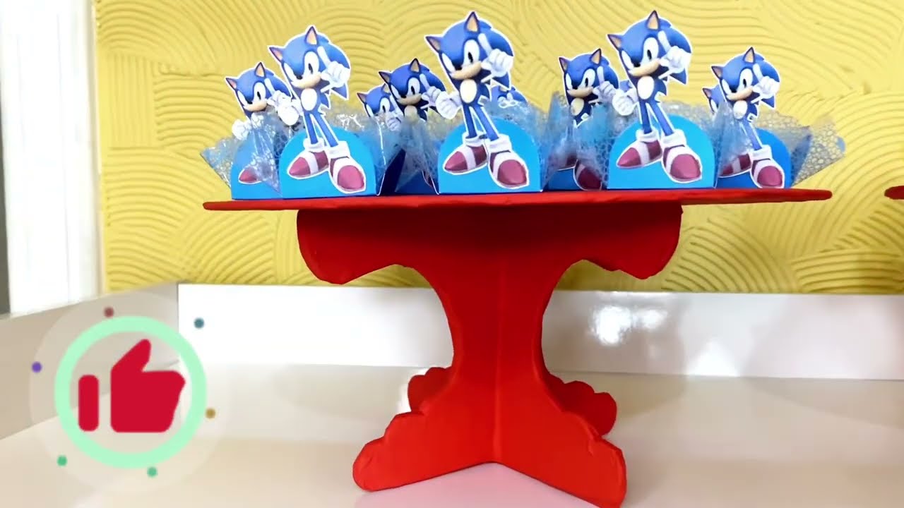 FESTA INFANTIL, Como fazer SUPORTE PARA DOCES com papelão #decoração