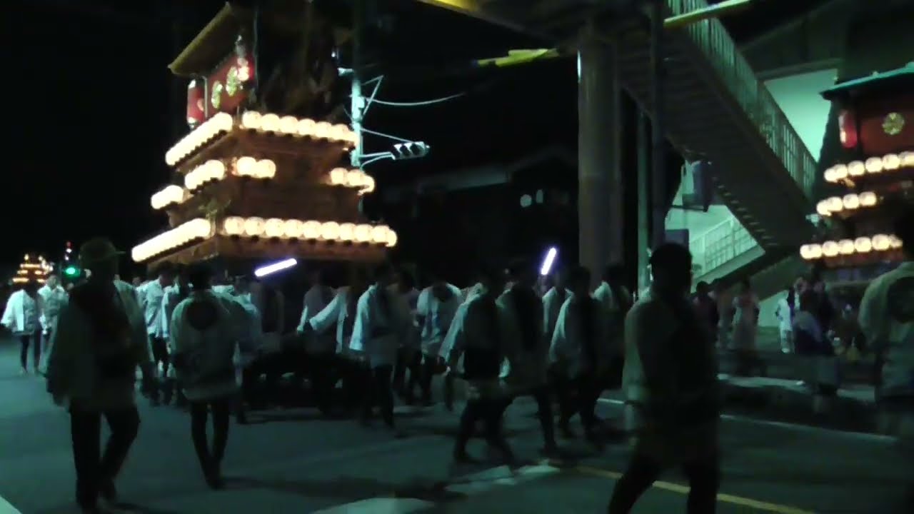 令和6年　伊曽乃神社祭礼　16日　八丁屋台①