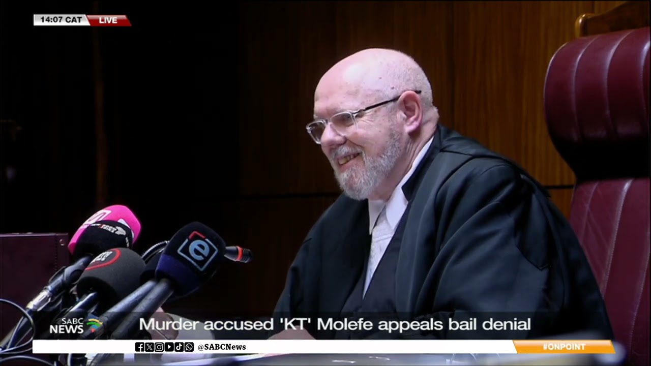Katiso 'KT' Molefe appeals bail denial