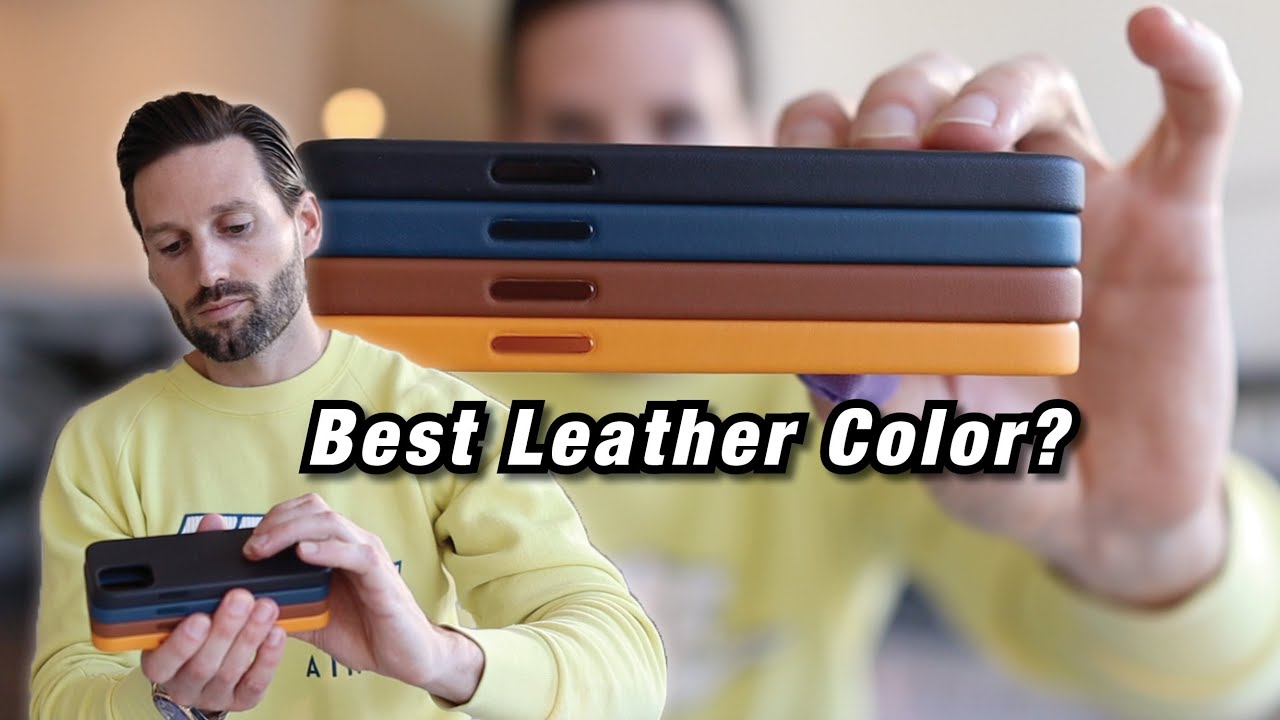 iPhone 12 and iPhone 12 Pro LEATHER CASE REVIEW (What is the BEST COLOR??)