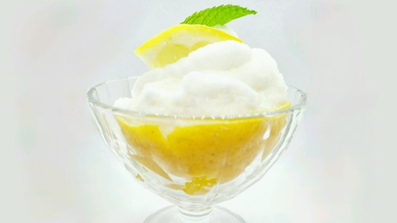 SORBETTO AL LIMONE CREMOSISSIMO (BIMBY)
