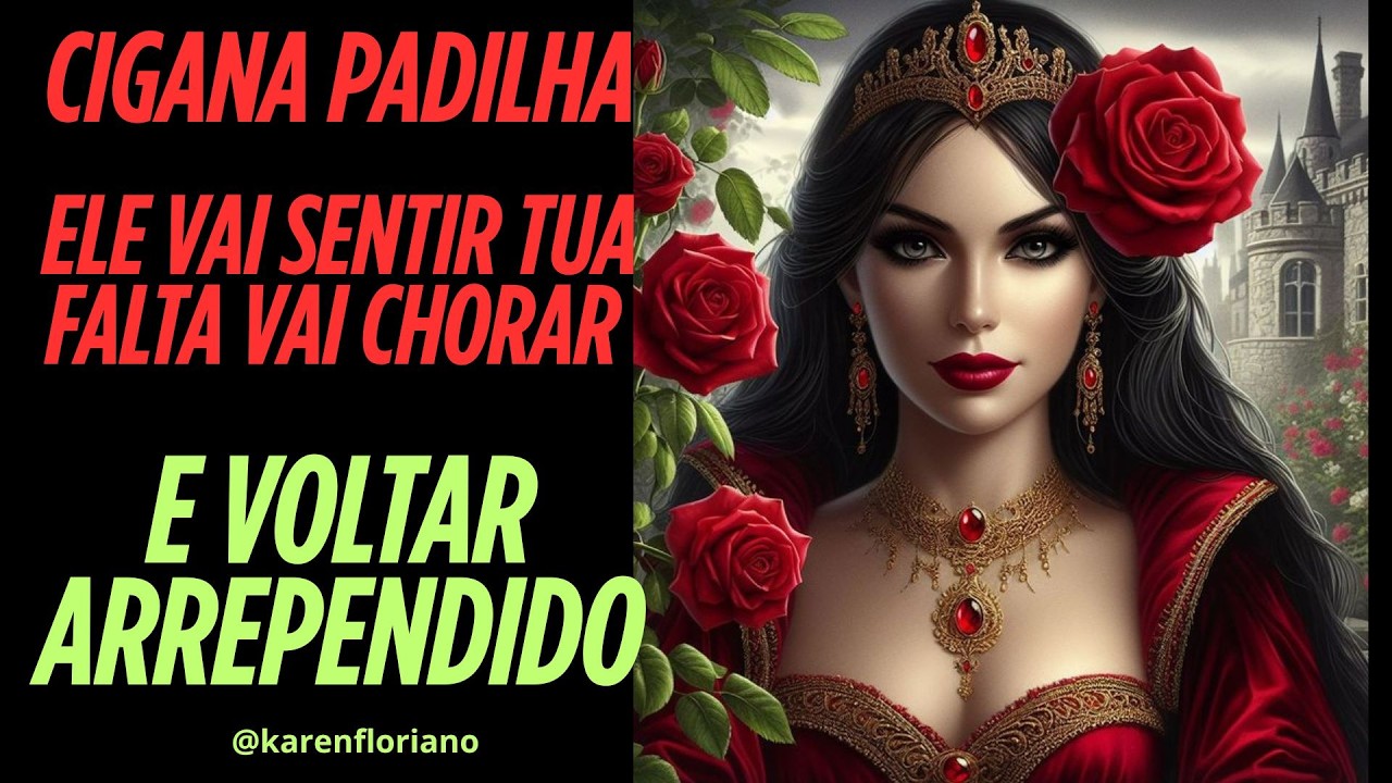 ORAÇÃO DA CIGANA PADILHA ELE VAI SENTIR TUA FALTA VAI CHORAR E VOLTAR ARREPENDIDO!