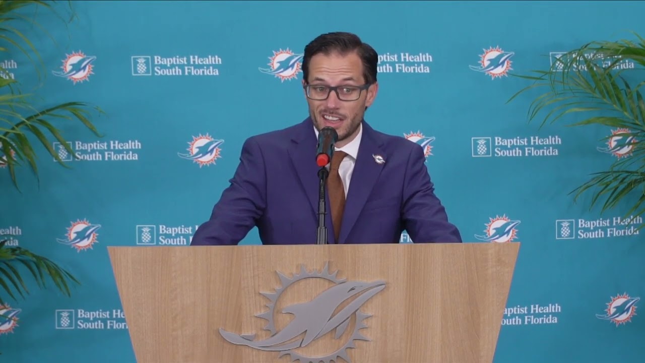 Dolphins New Head Coach Mike McDaniel Introductory Press Conference