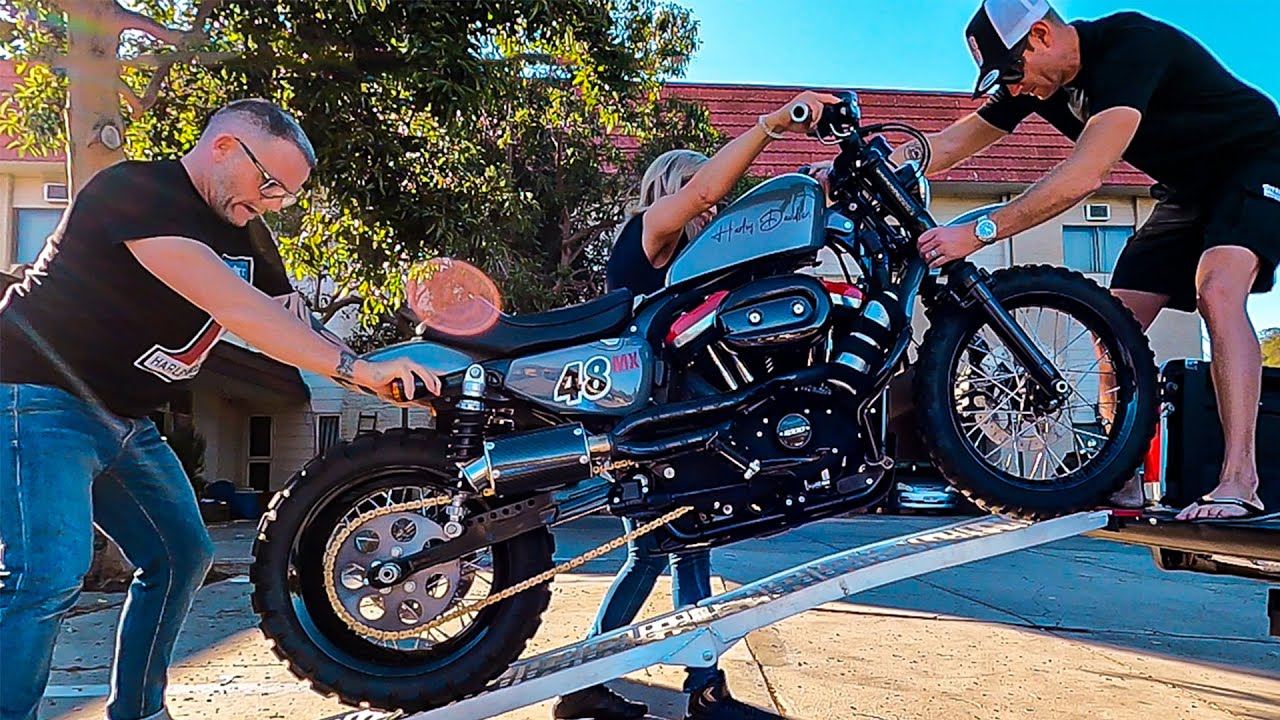 Will the custom built 48 Harley Sportster survive in 50 degree heat ?