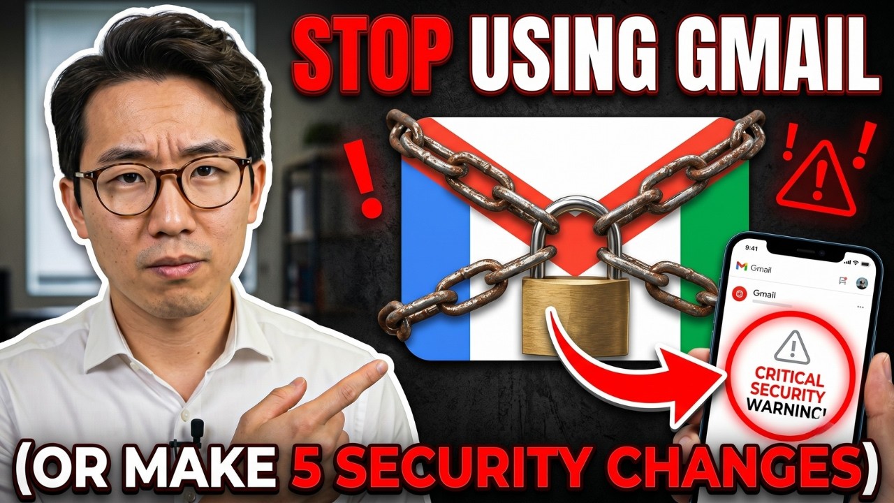 STOP using GMAIL or make 5 security changes