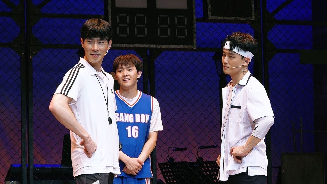 220721 뮤지컬 전설의 리틀 농구단 눈 가리고 자유투 대결 - 박은석 VS 이종석