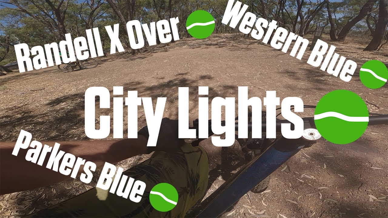 4 tracks in one \\ City Lights - A to Z of Adelaide Downhill tracks