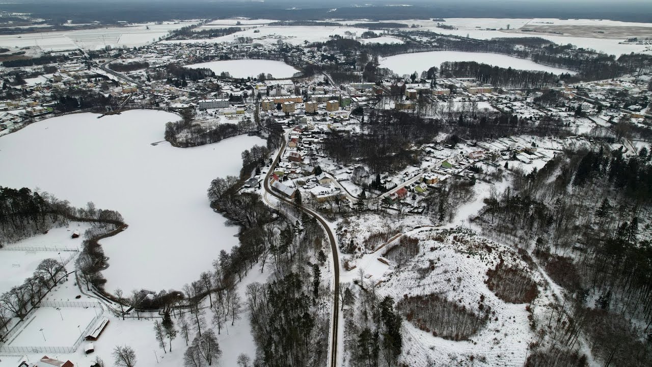 Kalisz Pomorski w zimowej szacie