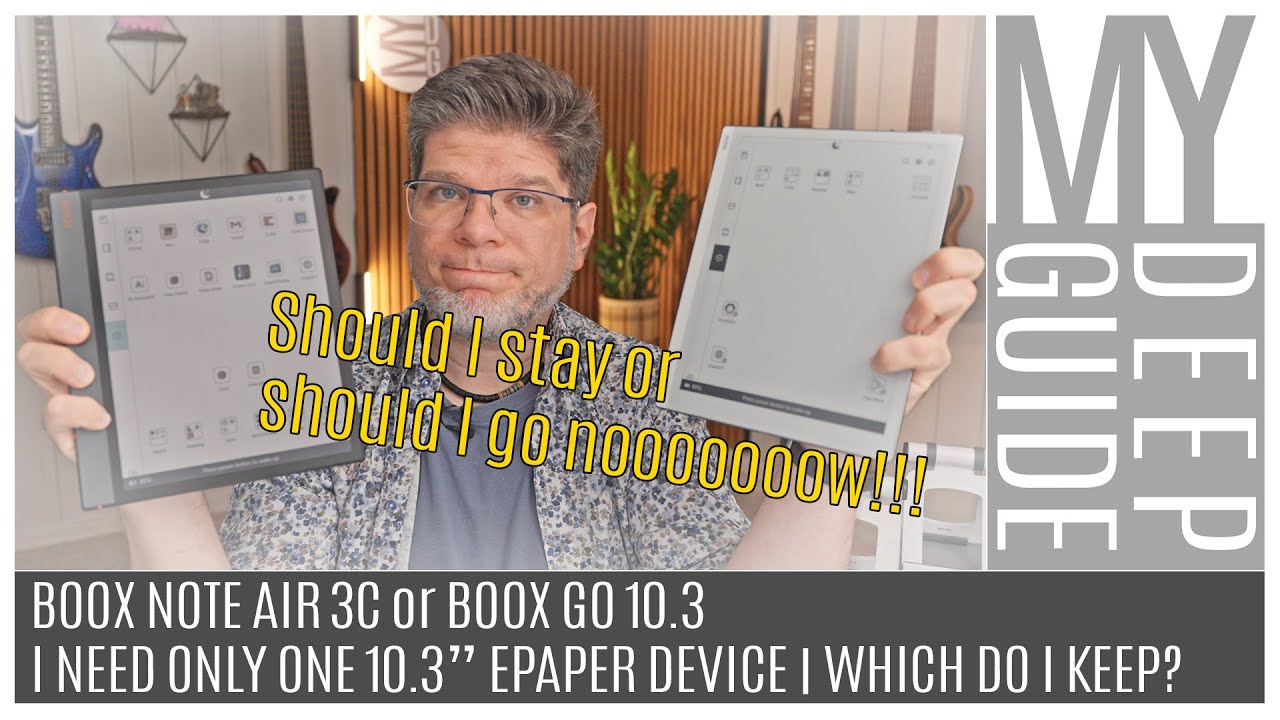 Boox Note Air 3C or Go 10.3 – I Need Only One 10.3